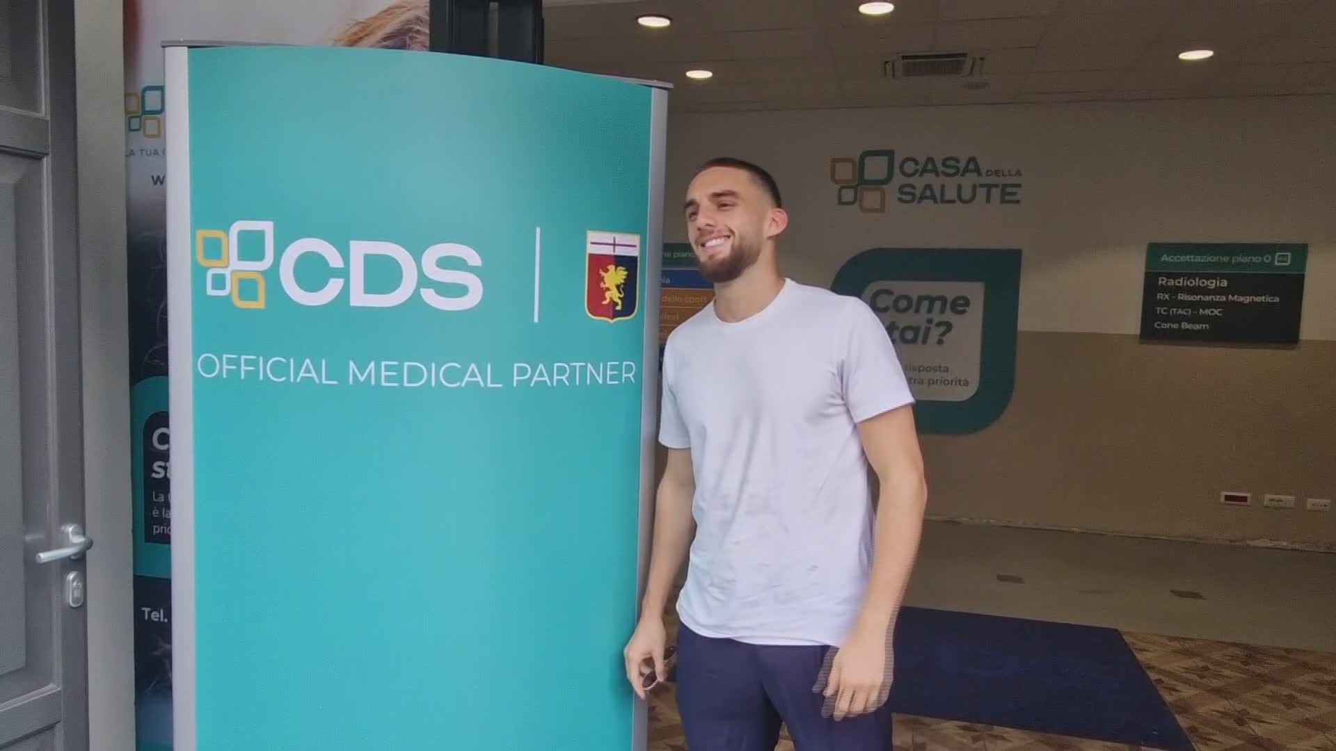 Genoa, visite mediche e firma del contratto per Kutlu (video). Bonucci all'Union Berlino