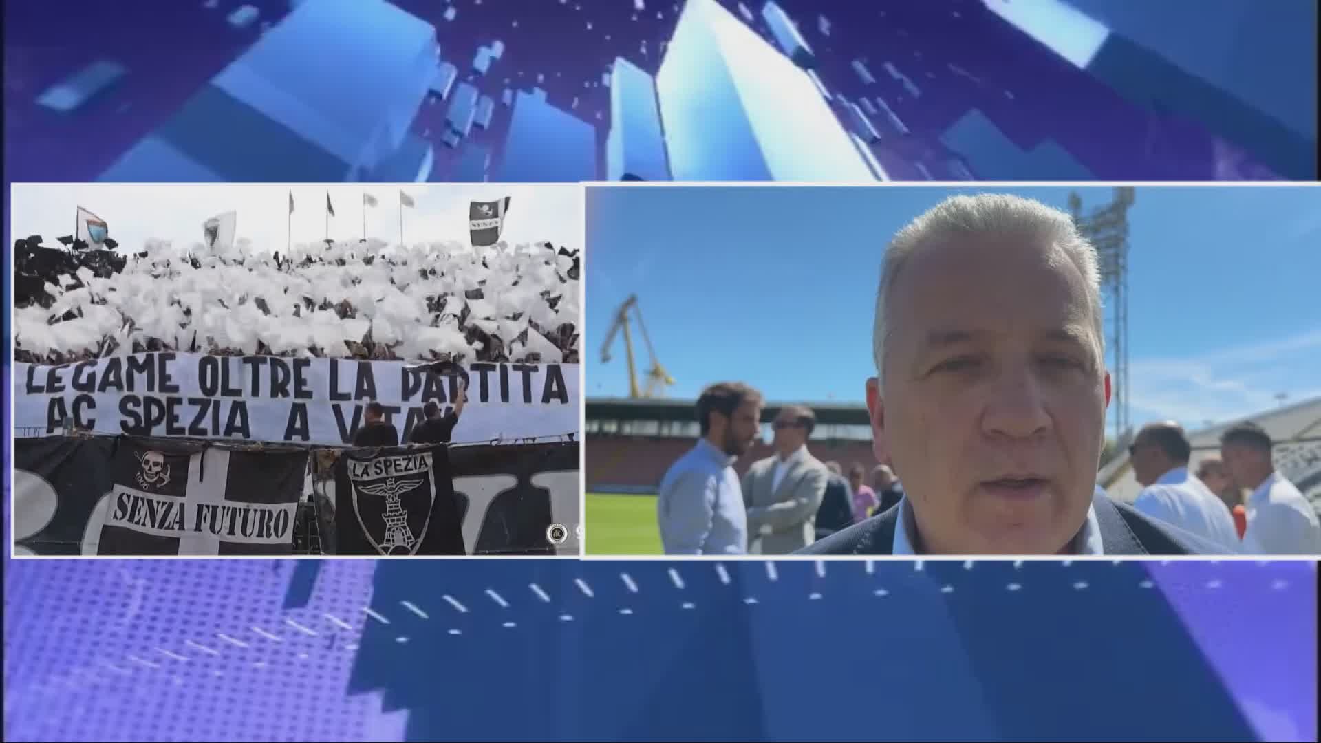 Spezia, Peracchini: "Stadio Picco pronto a ottobre: speriamo già il 7 contro il Pisa" (VIDEO)