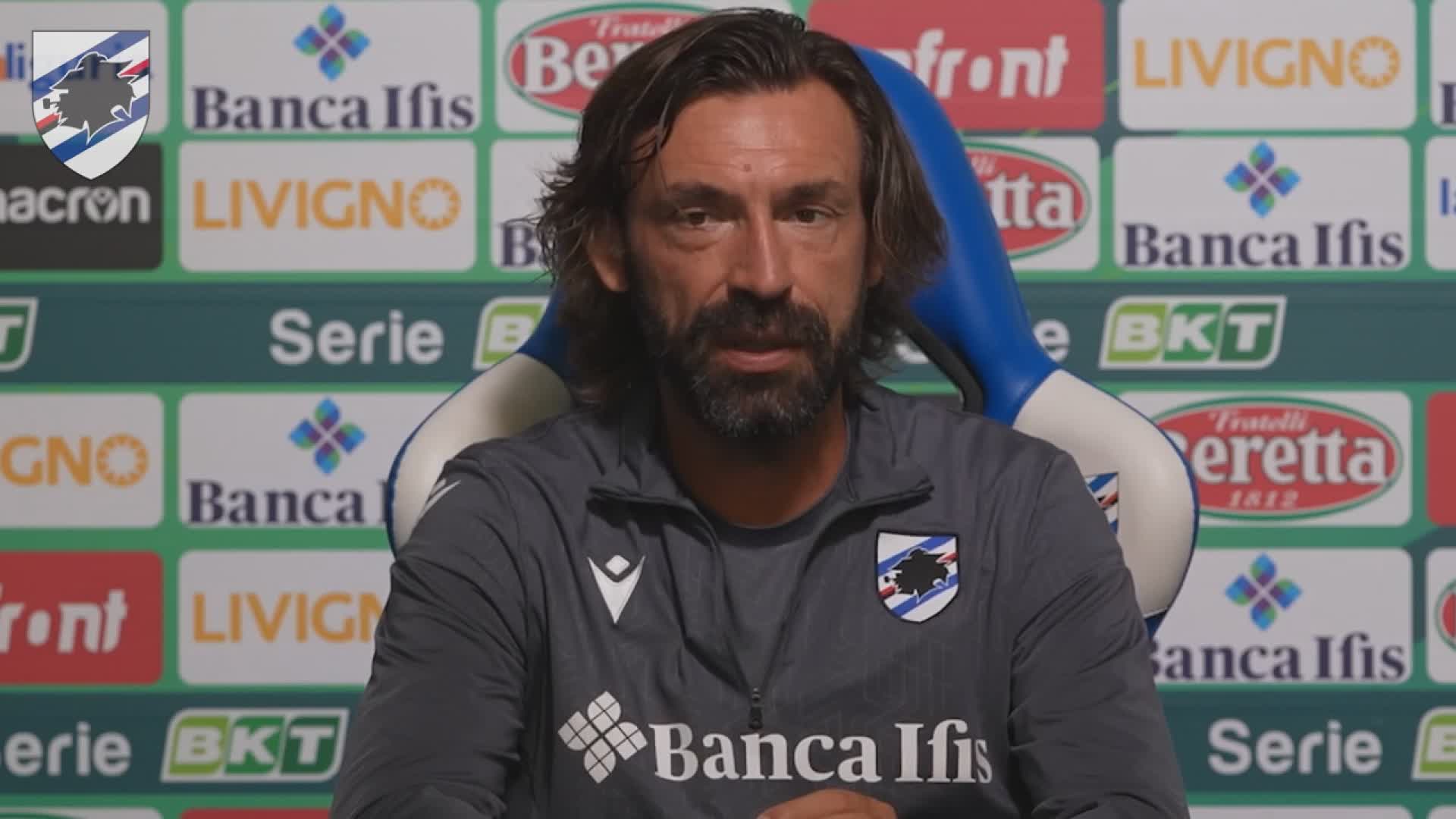 Sampdoria, Pirlo: "Guardiamo avanti, a Cremona dimostriamo chi siamo. Mercato chiuso"