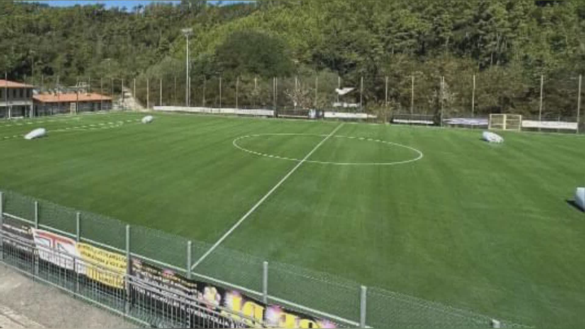 La Spezia, installato il manto erboso del campo sportivo Franco Cimma