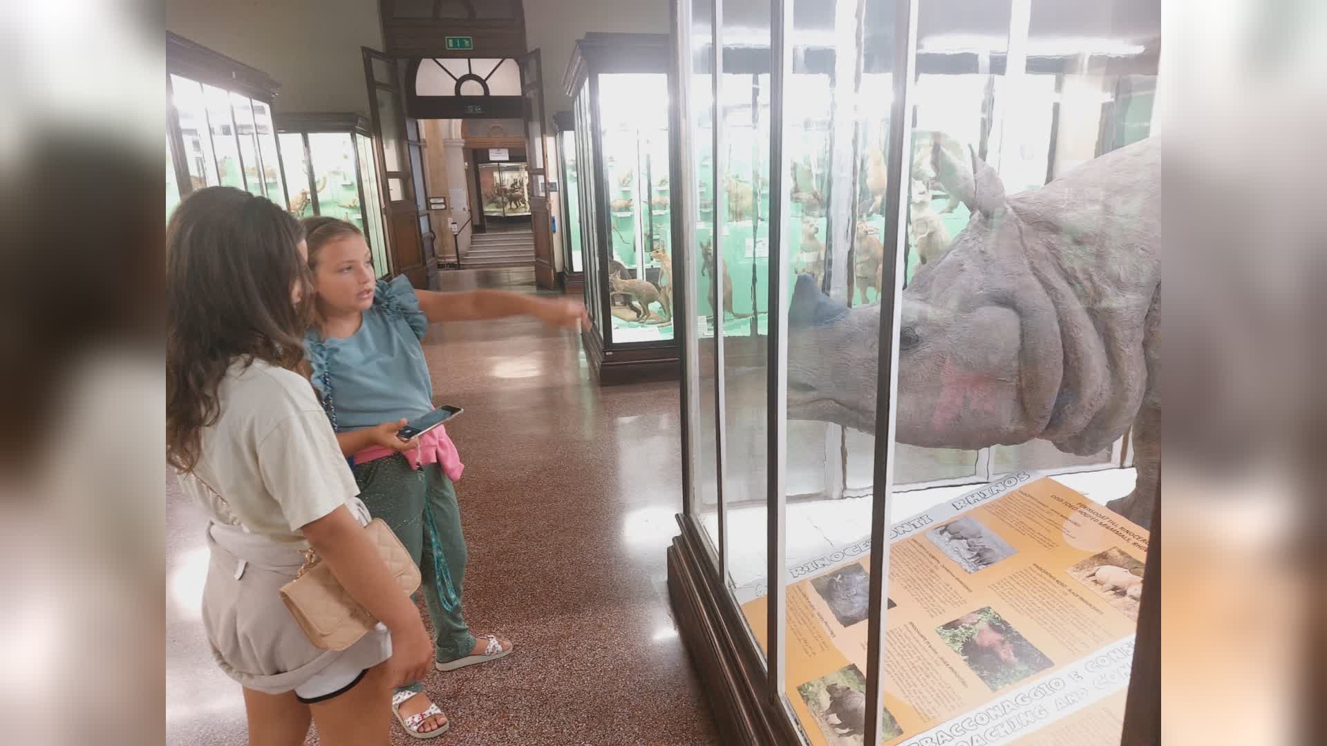 "Oggi ho fatto il nonno al Museo di Sroria Naturale, 30 mila anni fa non esistevo"