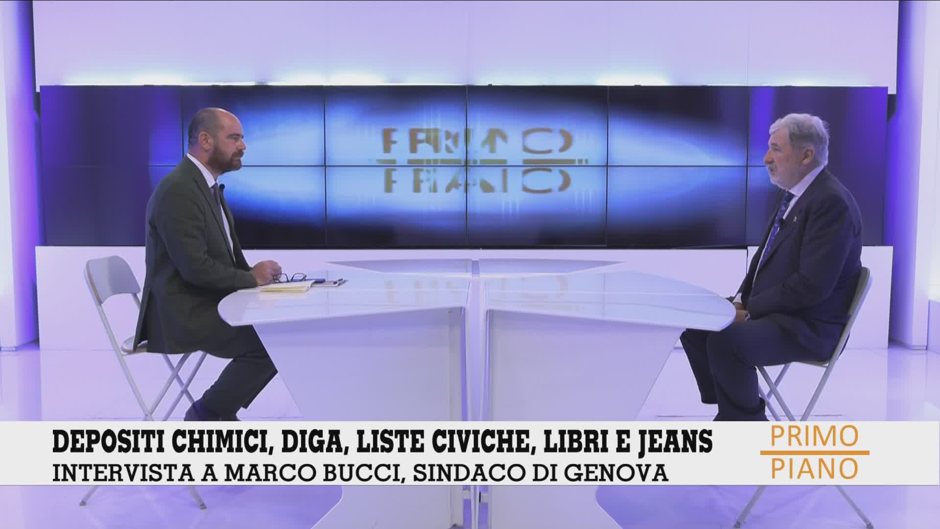 Bucci a Telenord: "Entro fine anno al via pedonalizzazione sperimentale e cantiere del tunnel. Inchiesta sulla diga? Male non fare, paura non avere"