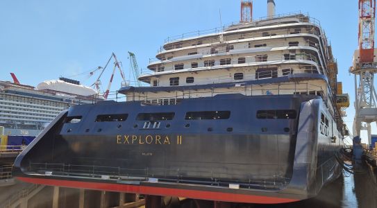 Genova, MSC: varata "Explora II" a Fincantieri e taglio della prima lamiera per "Explora III"