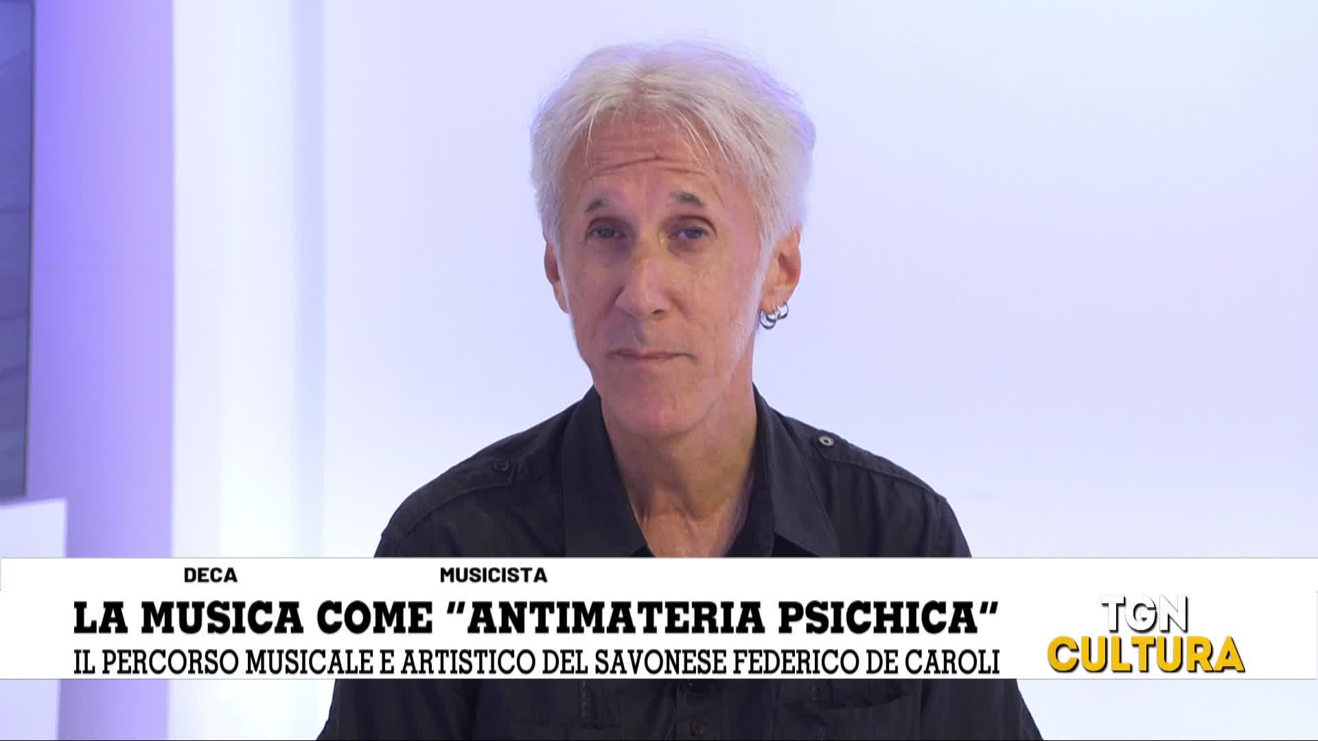 TGN Cultura - De Caroli la musica come "antimateria psichica"