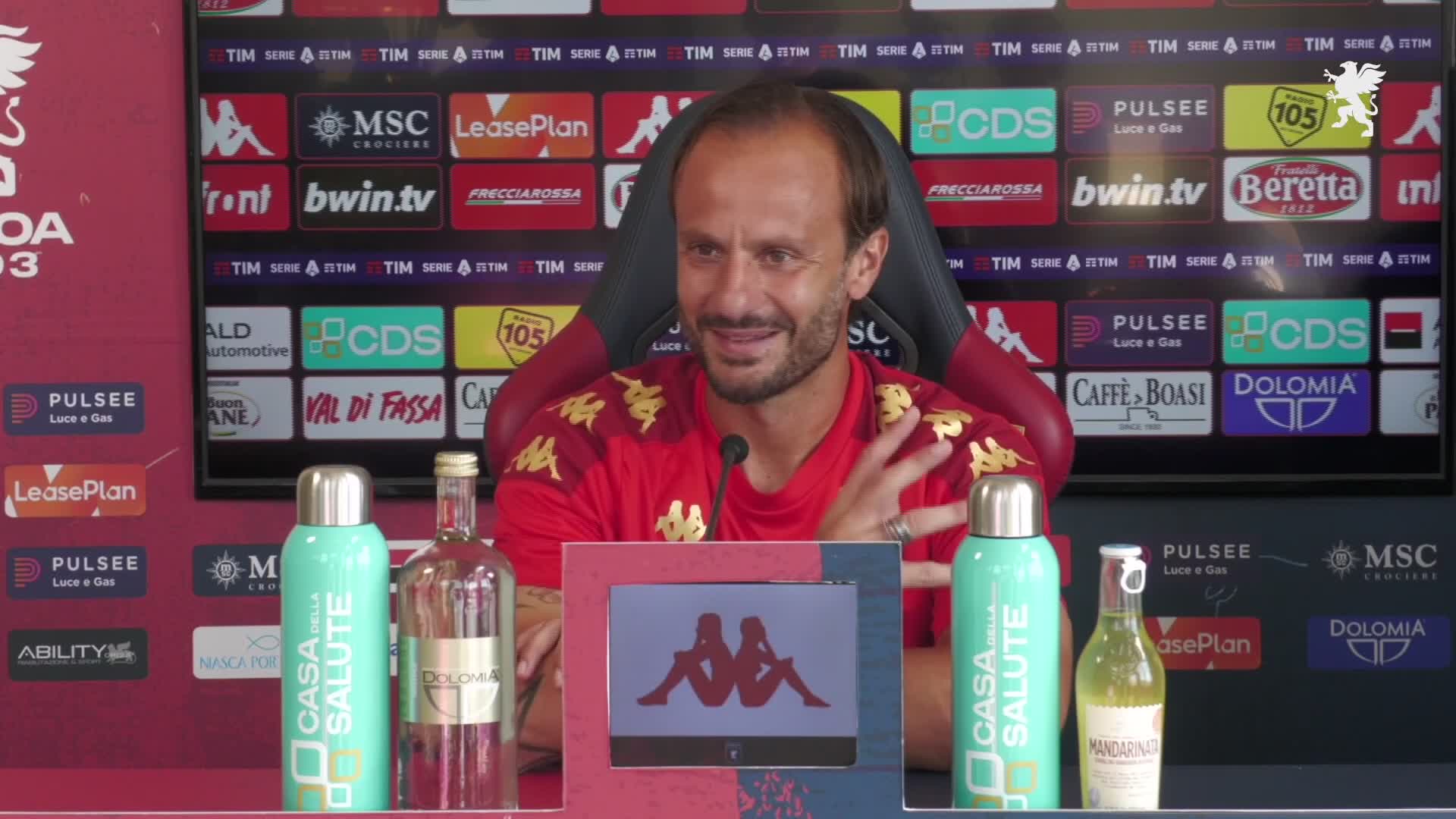 Genoa, Gilardino: "Contro il Napoli dovremo essere affamati. Vasquez puo' partire dall'inizio"