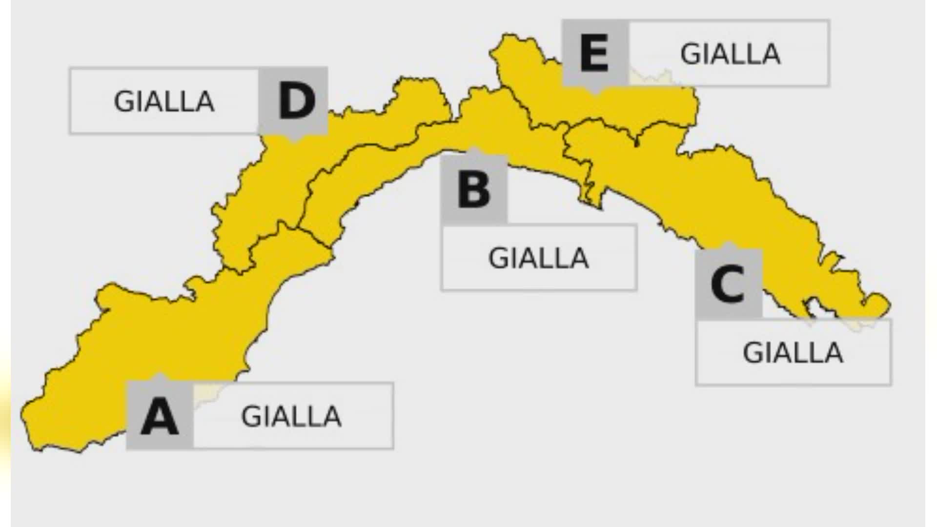 Liguria, sabato con il maltempo: allerta gialla per temporali dalle 8 alle 16