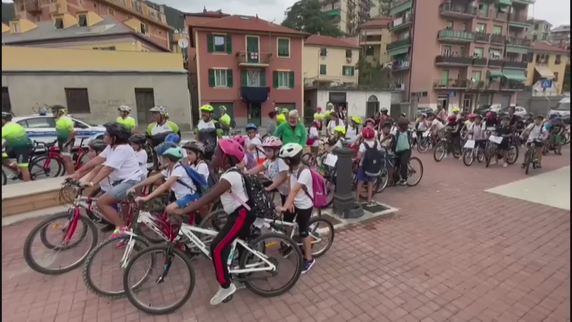 Genova: inaugurata la nuova ciclabile in Val Bisagno
