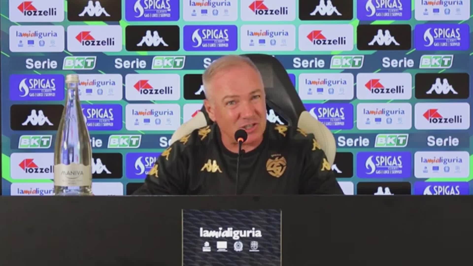 Spezia, Alvini: "La Reggiana ha elementi di categoria, ma credo nel mio gruppo"