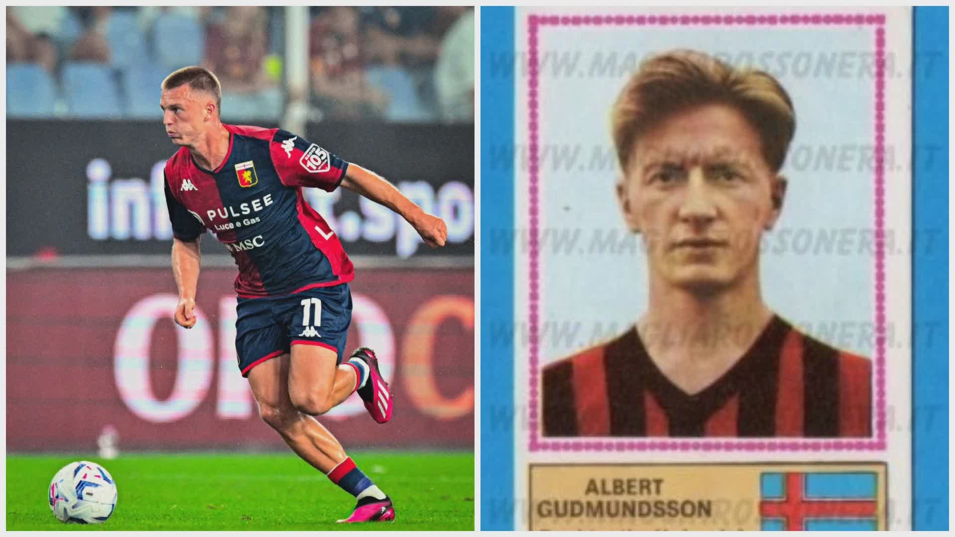 Genoa, secondo gol in Serie A per Gudmudsson: eguagliato il bisnonno