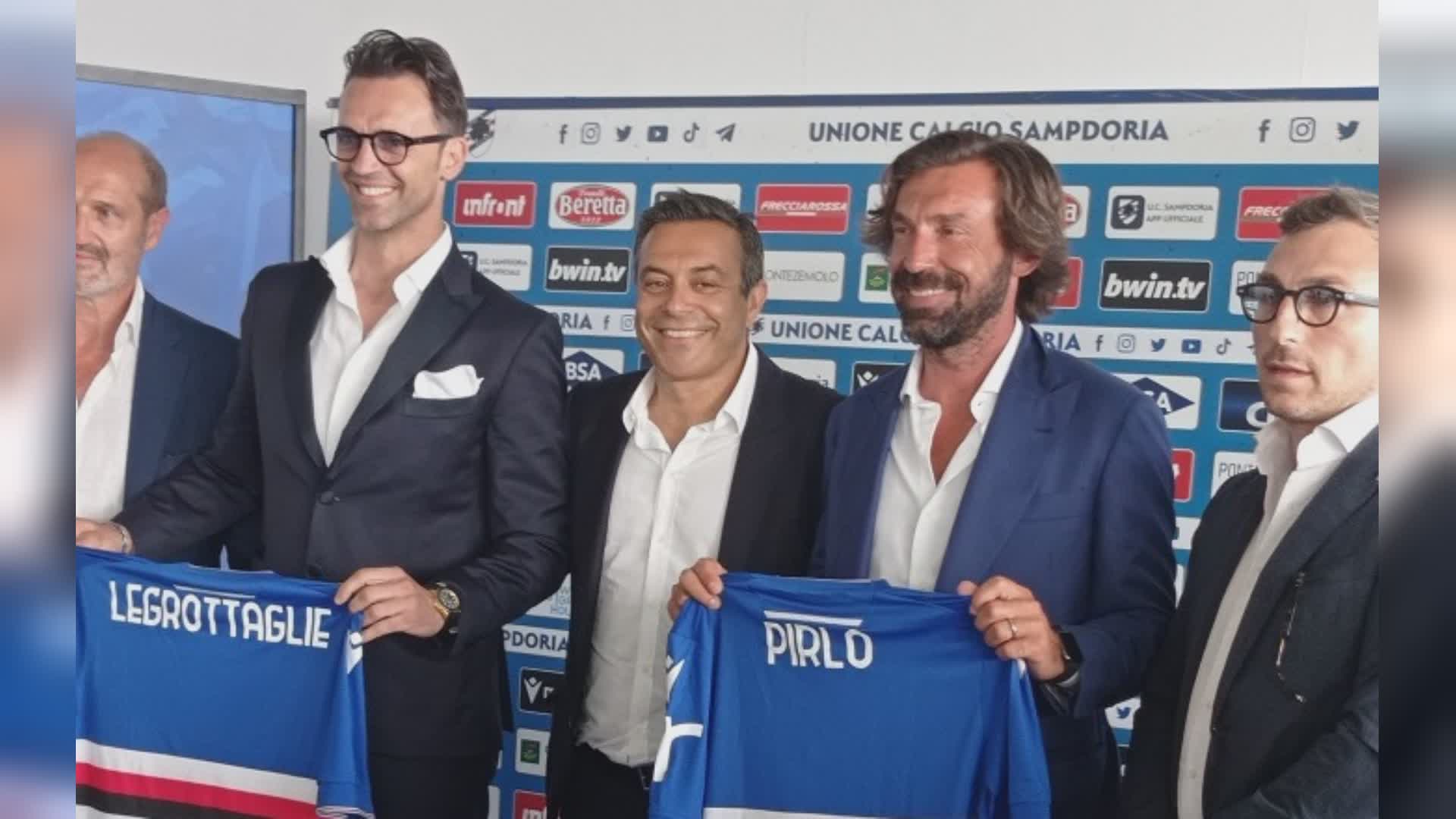 Sampdoria, Legrottaglie: "Fiducia a Pirlo, sosteniamo il suo progetto"