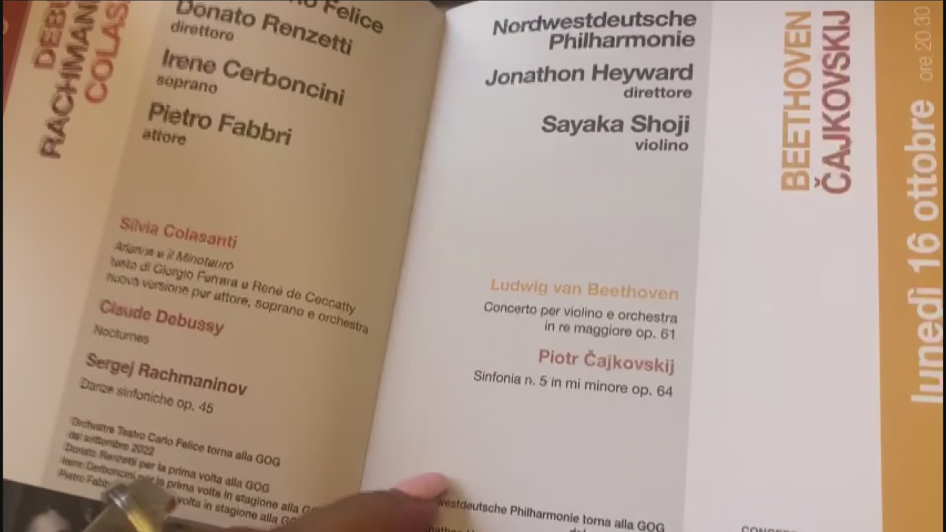 Genova, ne ascolteremo di tutti i colori: 100 appuntamenti per la nuova stagione della GOG