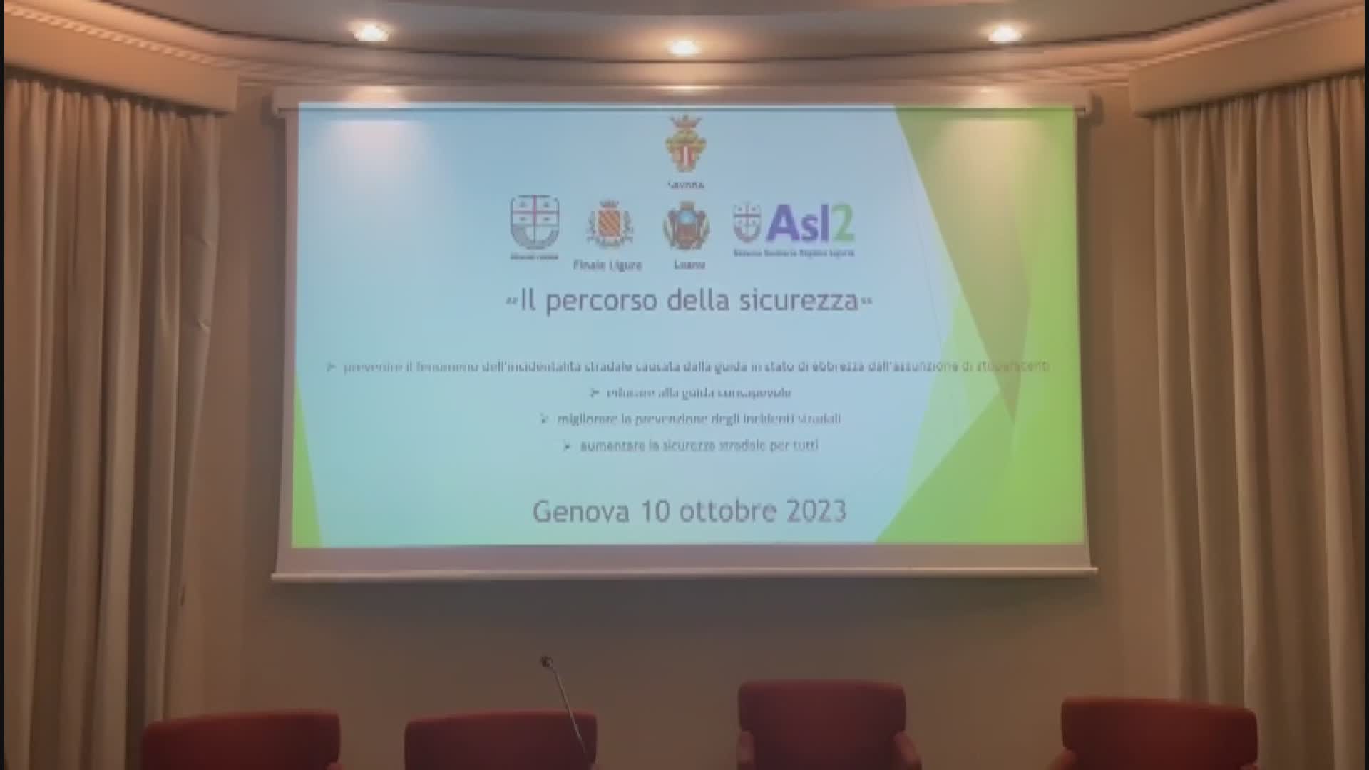 Genova, “Il percorso della sicurezza”: da Asl2 progetto di educazione alla guida e prevenzione incidenti stradali