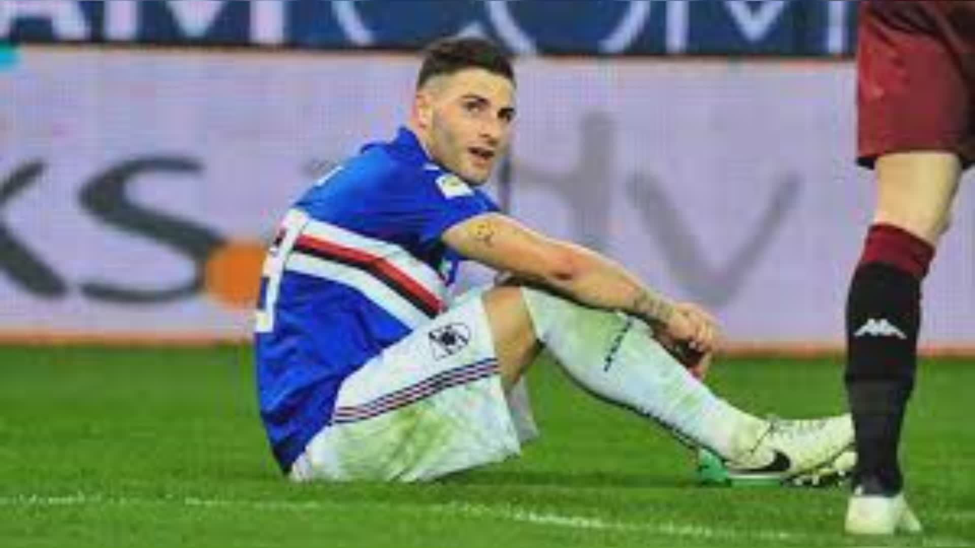 Sampdoria, distrazione muscolare per Murru: salterà almeno tre partite