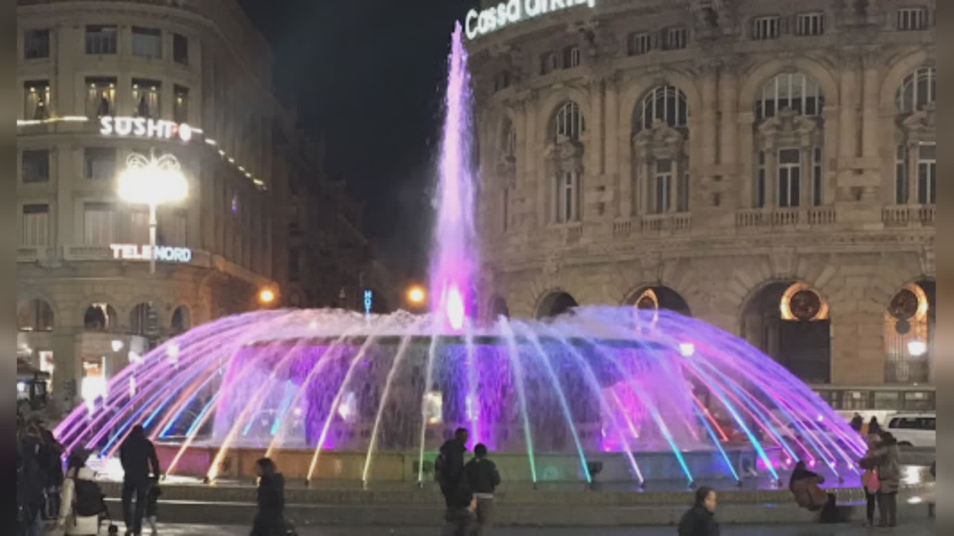 Genova, 26enne romano aggredito in piazza De Ferrari: indagini in corso