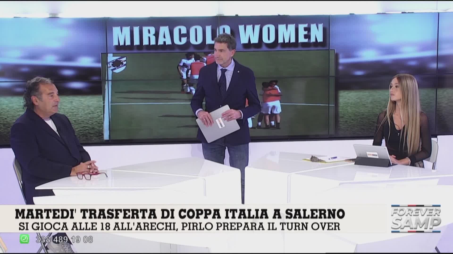 Sampdoria Women, l'allenatore Mango: "Quest'anno per salvarsi serve un miracolo ancora più grande, ma ci riusciremo. Pirlo lavora benissimo"