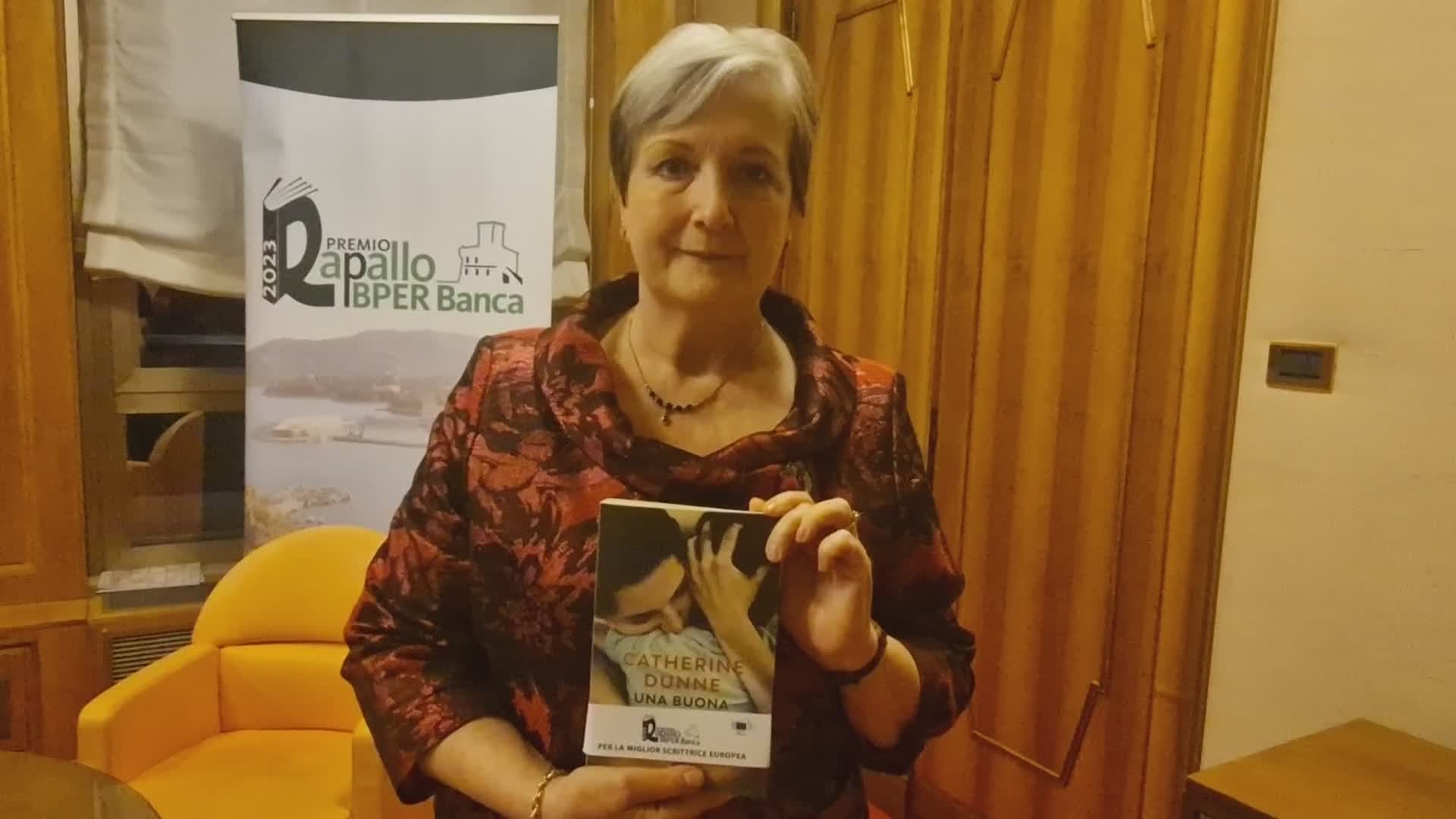 Genova, l'autrice Christine Dunne riceve il premio Rapallo Bper Banca 2023