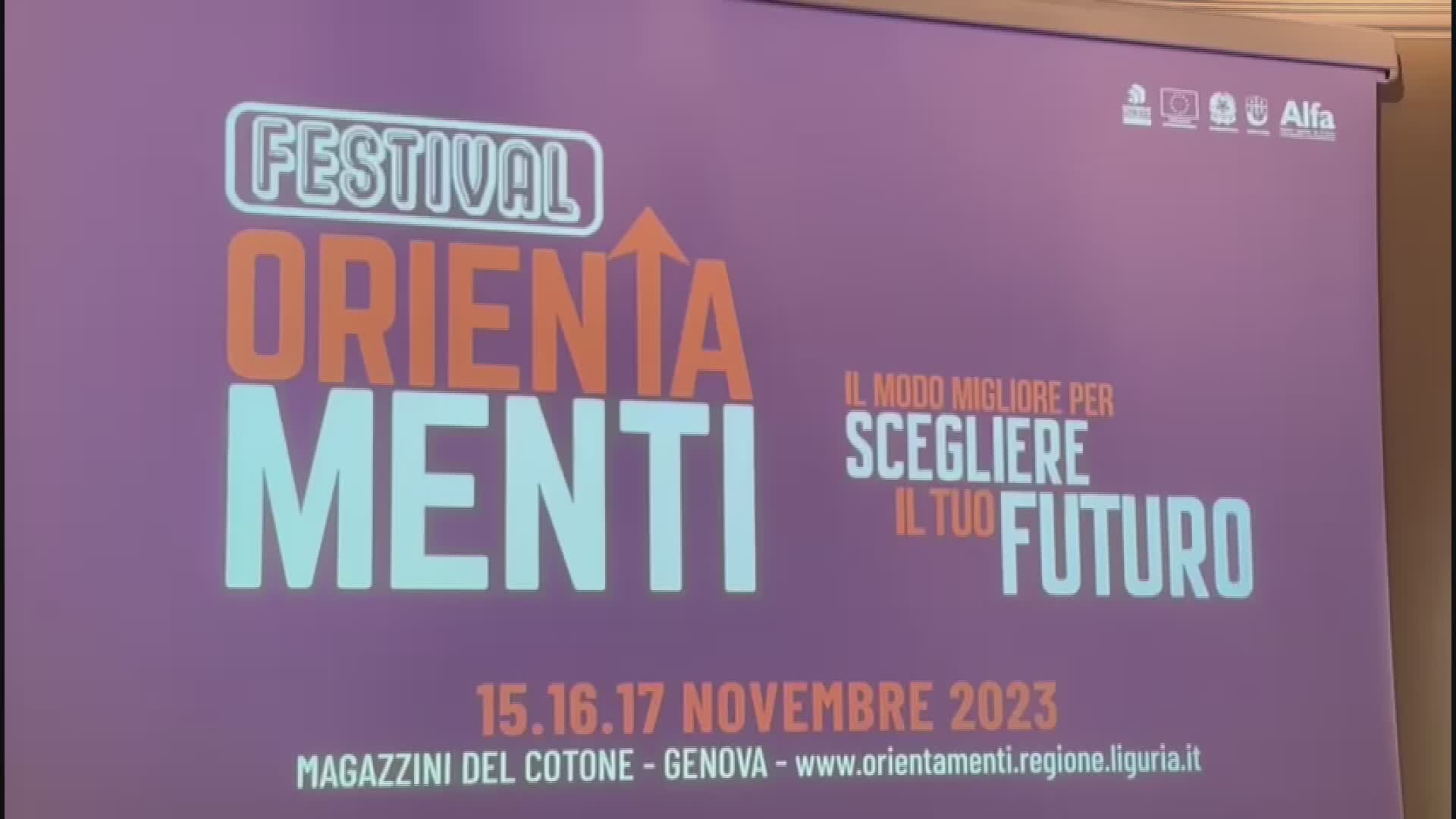 Liguria, dal 15 al 17 novembre Festival Orientamenti. L'assessore Scajola: "Puntiamo a superare le 100 mila presenze del 2022"