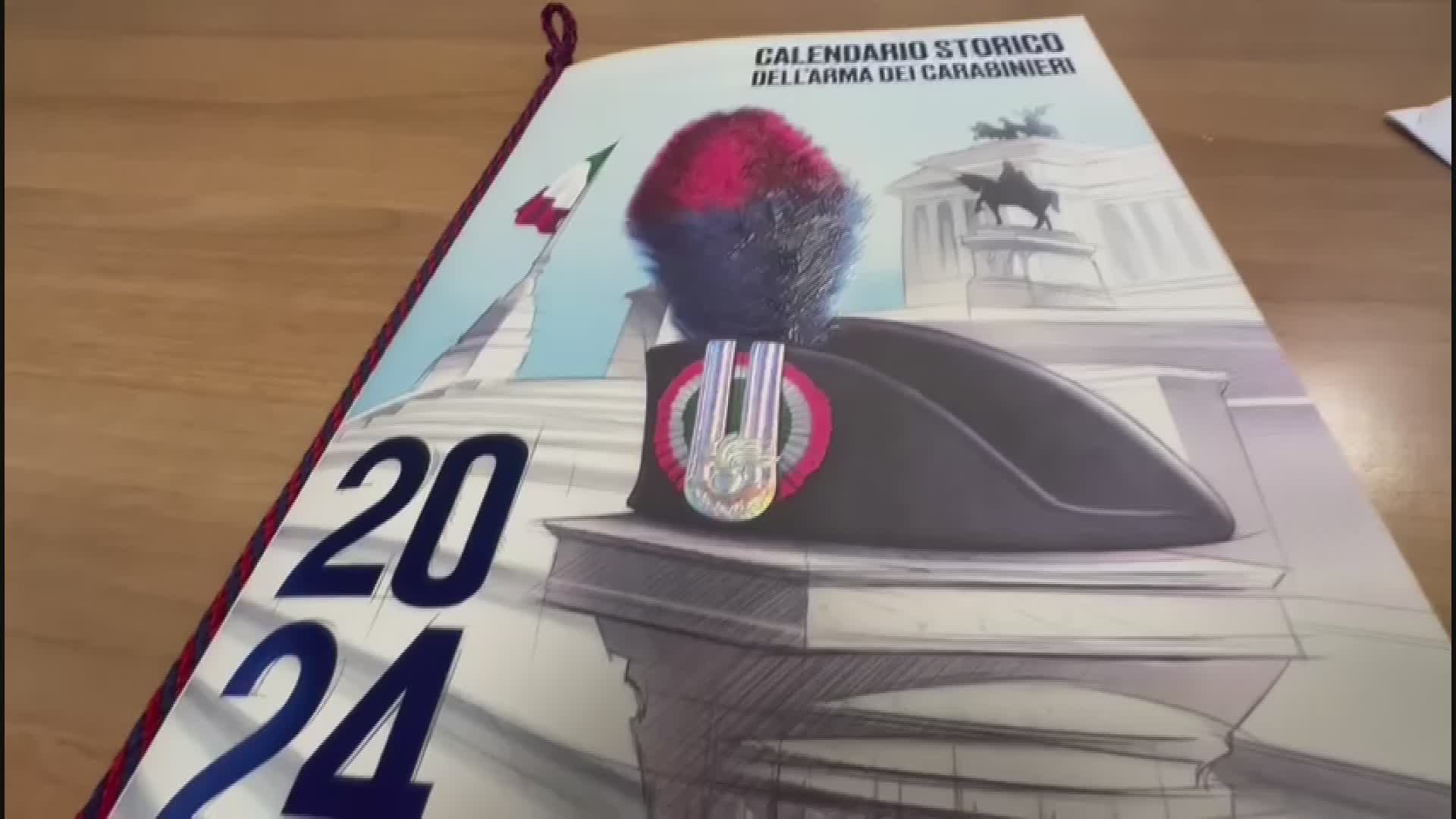 Presentato il nuovo calendario 2024 dell'Arma dei carabinieri: c'è anche un po' di Liguria
