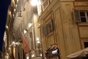 Genova, nuove luci monumentali “accendono” i palazzi di via Garibaldi