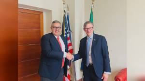 Liguria-Stati Uniti, Toti a colloquio con il console Benning