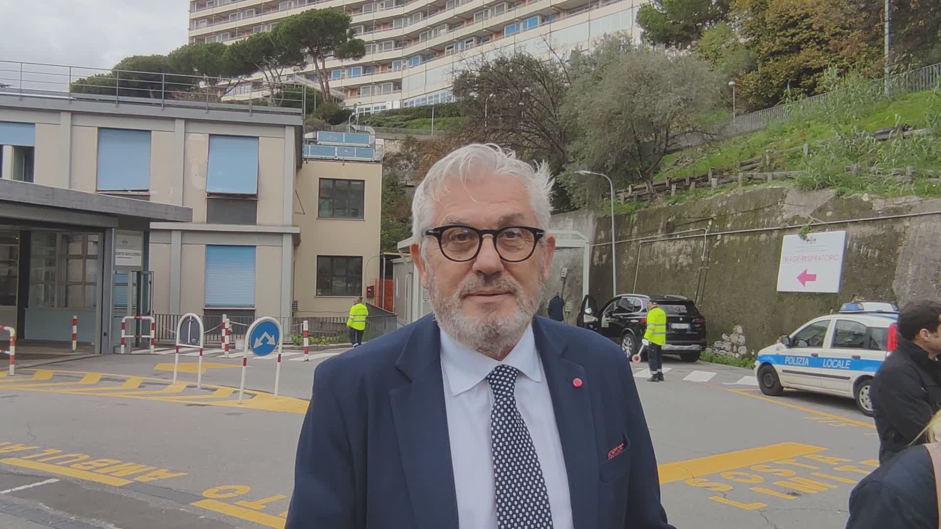 Genova, sovraffollamento al Galliera. Gratarola: "Tanti accessi per l'influenza, attiveremo Gruppo Operativo Metropolitano per l'Emergenza"