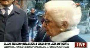 Liliana Segre a Telenord: "A 90 anni volevo andare in pensione, ma se ci sono ragazzi devo testimoniare"