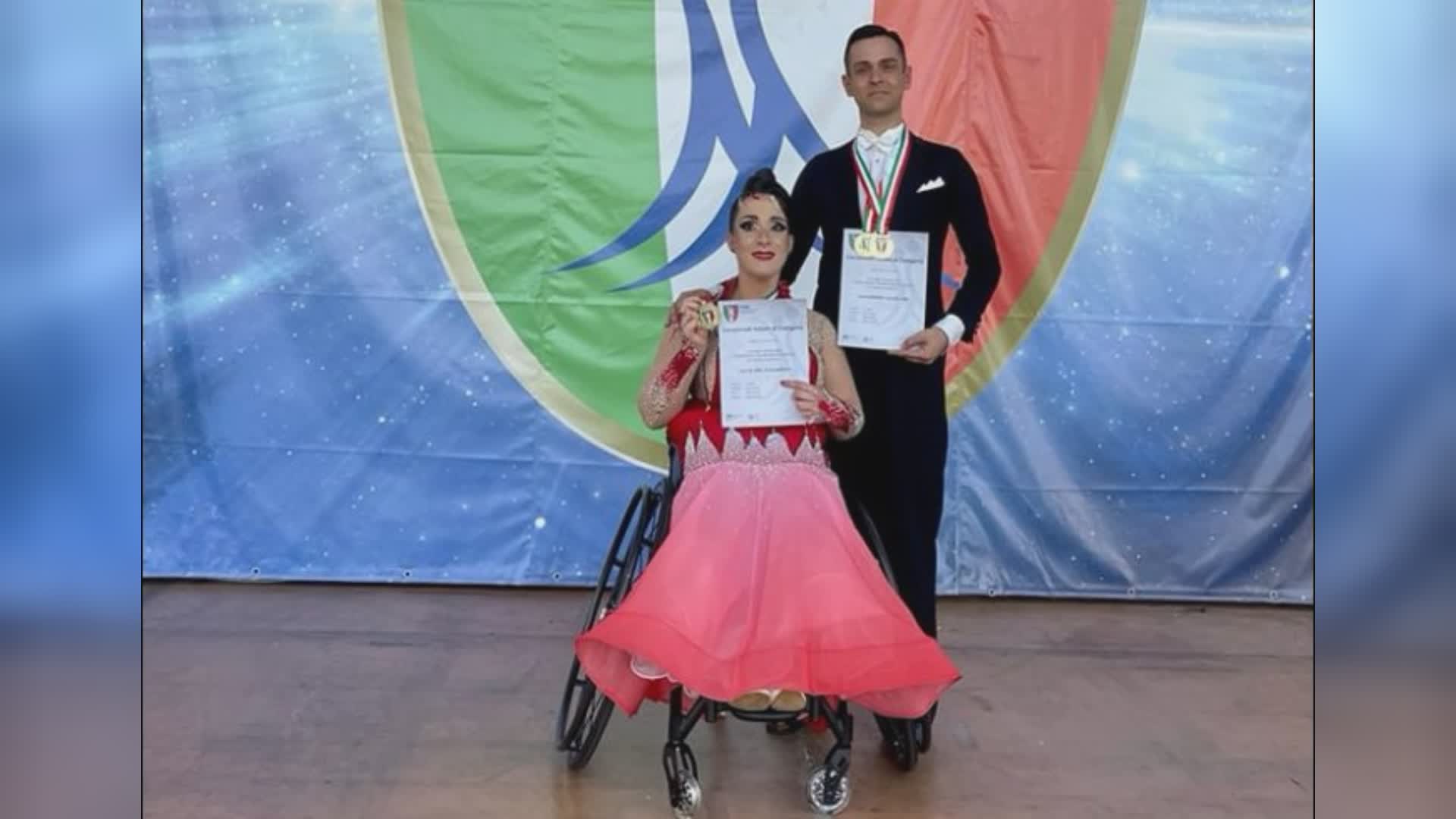 Genova: danza sportiva paralimpica, gran finale con l'oro di Del Sere-Barberis