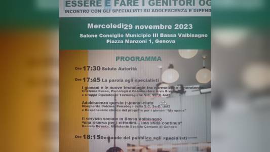 Genova, focus con gli esperti di Asl3 su adolescenza e dipendenze