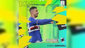 Sampdoria, Depaoli premiato dalla Serie B: è il miglior giocatore dell'ultimo turno