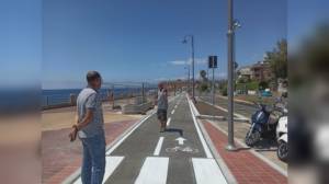 Genova, la ciclabile di Corso Italia intitolata a Michele Scarponi e Rocco Rinaldi