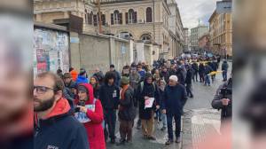 Genova, protesta contro la funivia Principe-Forte Begato: "I piloni non li vogliamo"