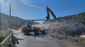 Genova, viabilità a 4 assi: completata demolizione rimessa Gavette, entro il 2025 riconversione elettrica