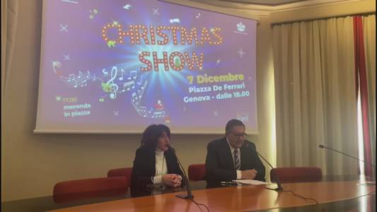 Genova, il 7 dicembre il christmas show in Piazza de Ferrari: accesione dell'albero, merenda e i cori