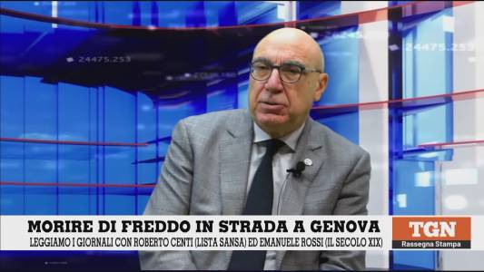 Centi (Lista Sansa) a Telenord: "Morte in strada, segno di una società sempre più divisa tra pochi troppo ricchi e molti troppo poveri"