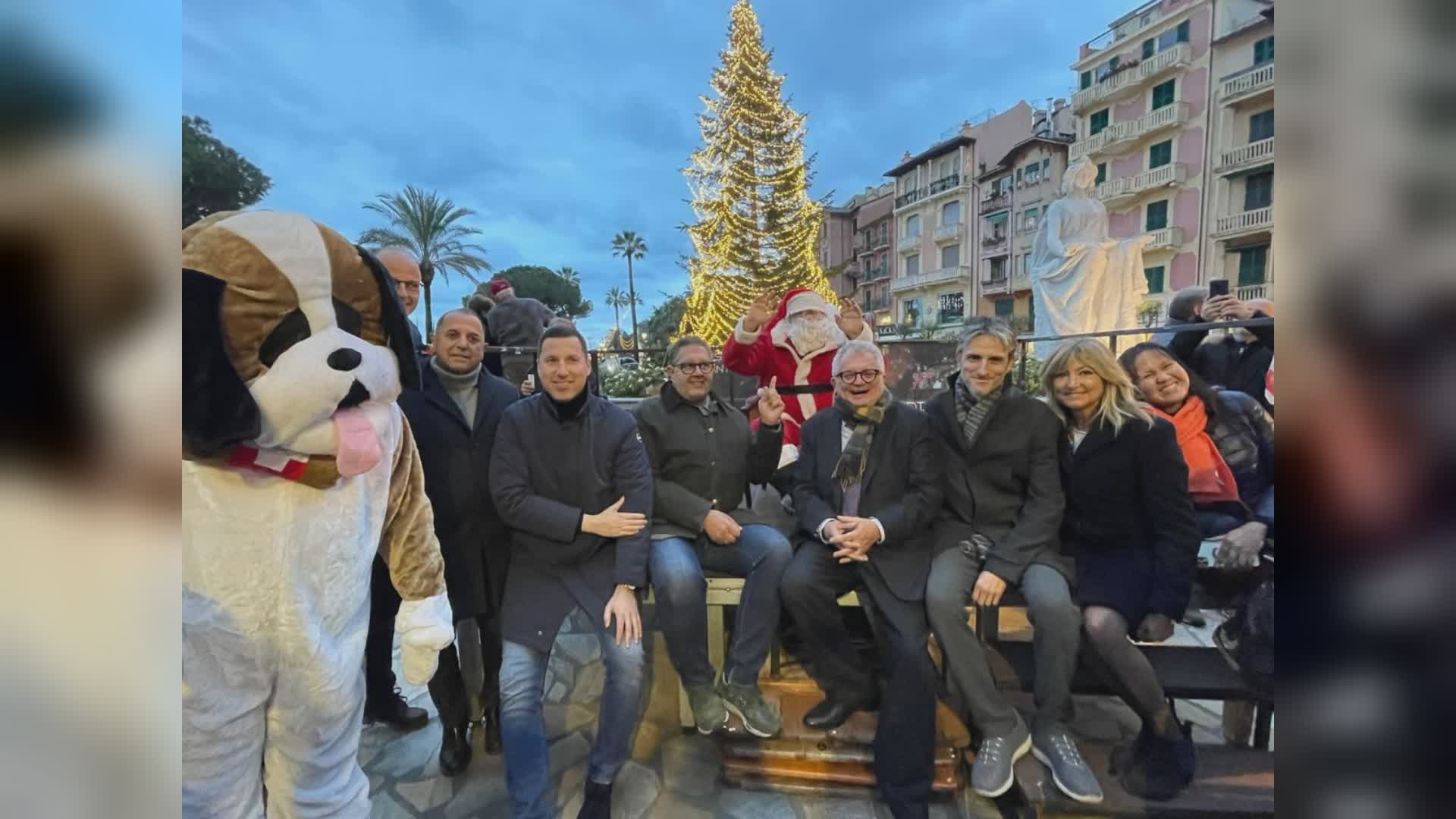 Liguria, Natale, Toti a Santa Margherita e Portofino: "Diamo grande visibilità alla nostra terra"