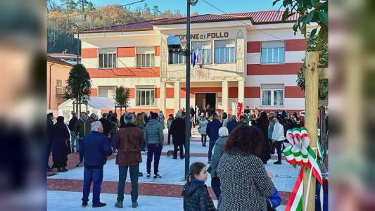 Pian di Follo, inaugurata la nuova piazza centrale pedonalizzata