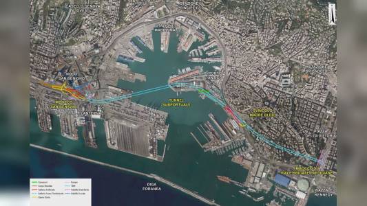 Genova, via libera definitivo dalla Regione al progetto del tunnel subportuale