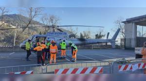 Genova: Aster con elicottero mette in sicurezza cimitero Pini Storti di Sestri Ponente