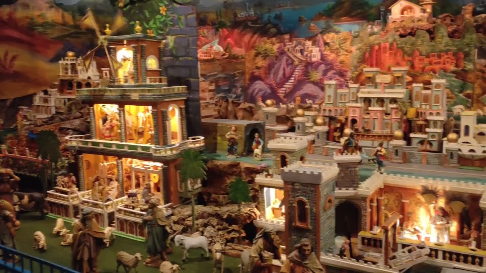 Genova, al Museo dei Cappuccini il presepe meccanico azionato da una ruota di bicicletta