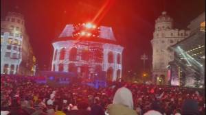 Tricapodanno a Genova, in piazza De Ferrari 40mila persone: lo show ha raggiunto oltre 2 milioni e 600mila spettatori
