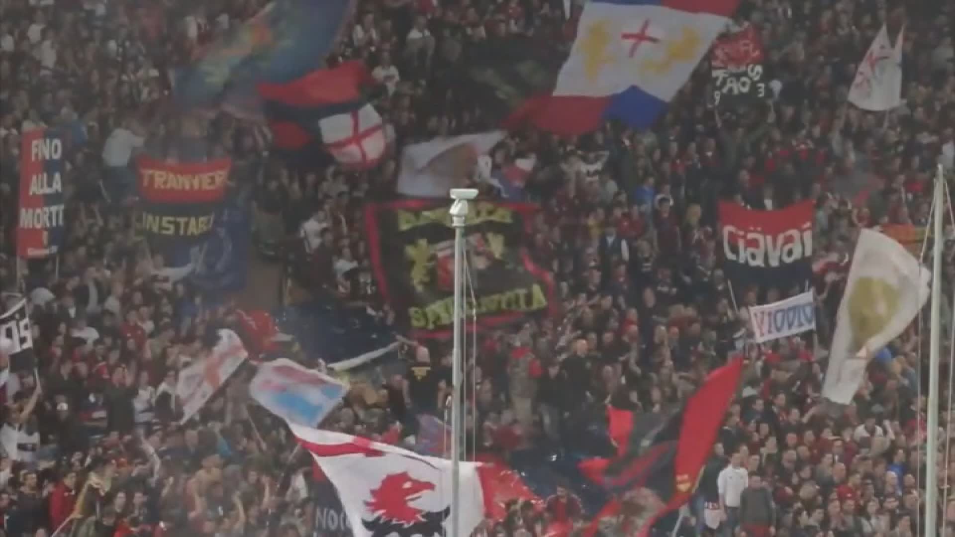 Genoa, allenamento con il ds Ottolini e club manager Rossi. A Bologna sarà "invasione": già 2500 tifosi con il biglietto
