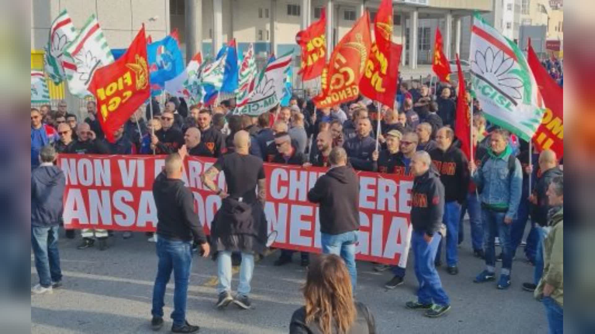 Ansaldo Energia: 16 gennaio manifestazione per i lavoratori denunciati per gli scioperi del 2022