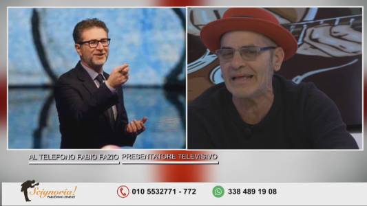 Fabio Fazio e Francesco Baccini a Telenord per De Andrè. Il presentatore: “Quella volta che ho dovuto ringraziare un genoano…”