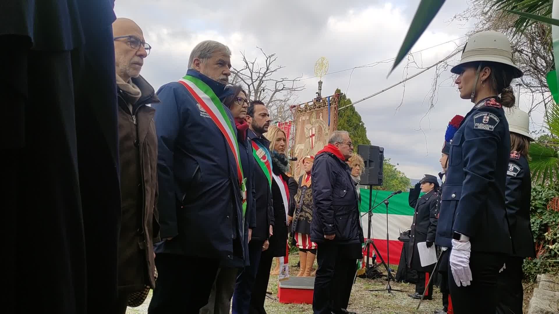 Eccidi di Forte San Martino, Genova ricorda gli otto martiri uccisi dai nazisti nel 1944