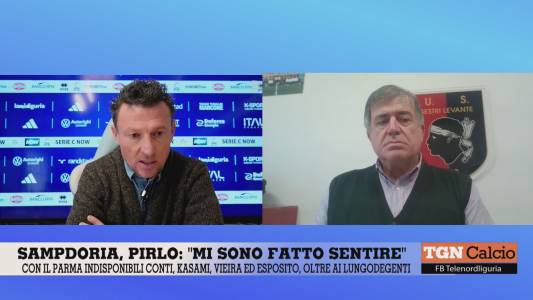 Sestri Levante-Entella, il confronto in diretta tra il vice presidente Raffo e il ds Superbi a Telenord