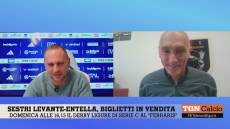 Sestri Levante-Entella, scambio di complimenti tra i due allenatori in diretta su Telenord