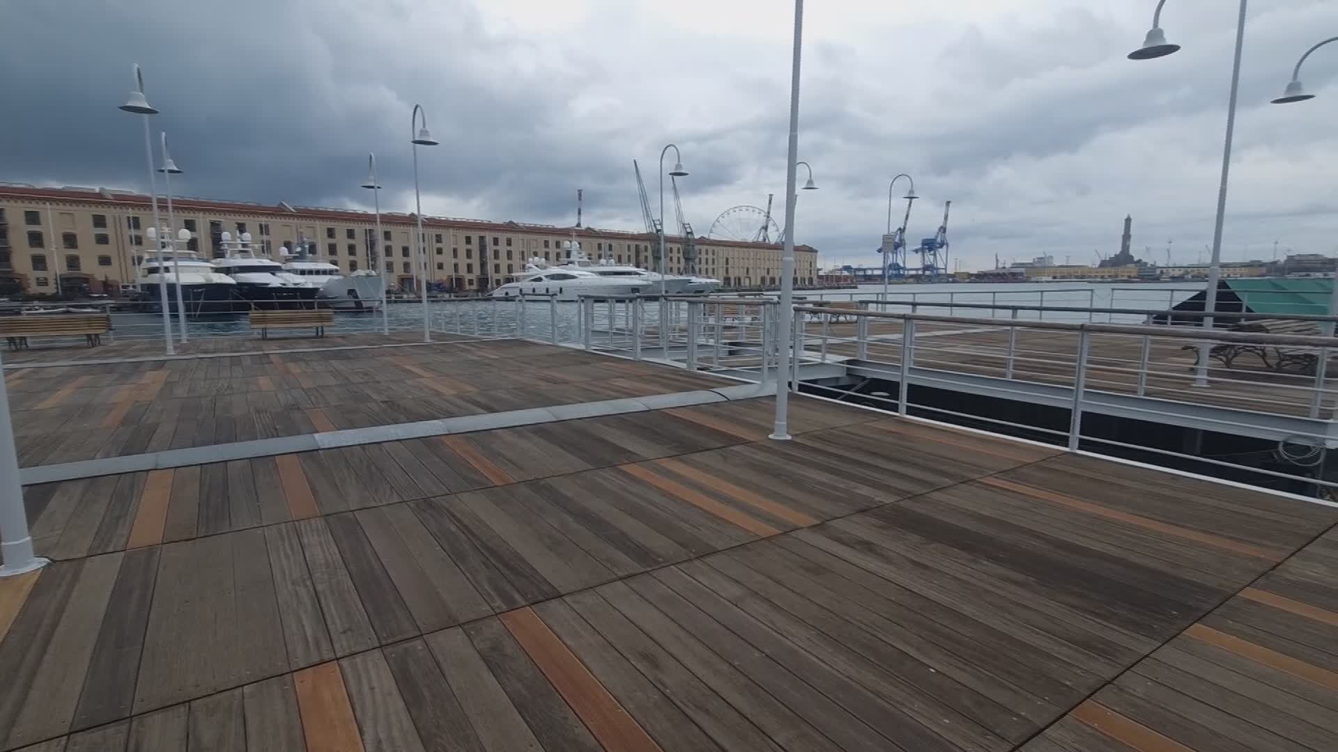 Genova, l'isola delle chiatte al Porto Antico torna completamente agibile. Il presidente Ferrando: "Restituiamo a cittadini e turisti un luogo magico"