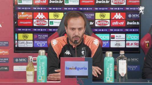 Genoa, Gilardino: "A Salerno in emergenza, mi aspettavo più velocità sul mercato. Spence dal 1'? Probabile"