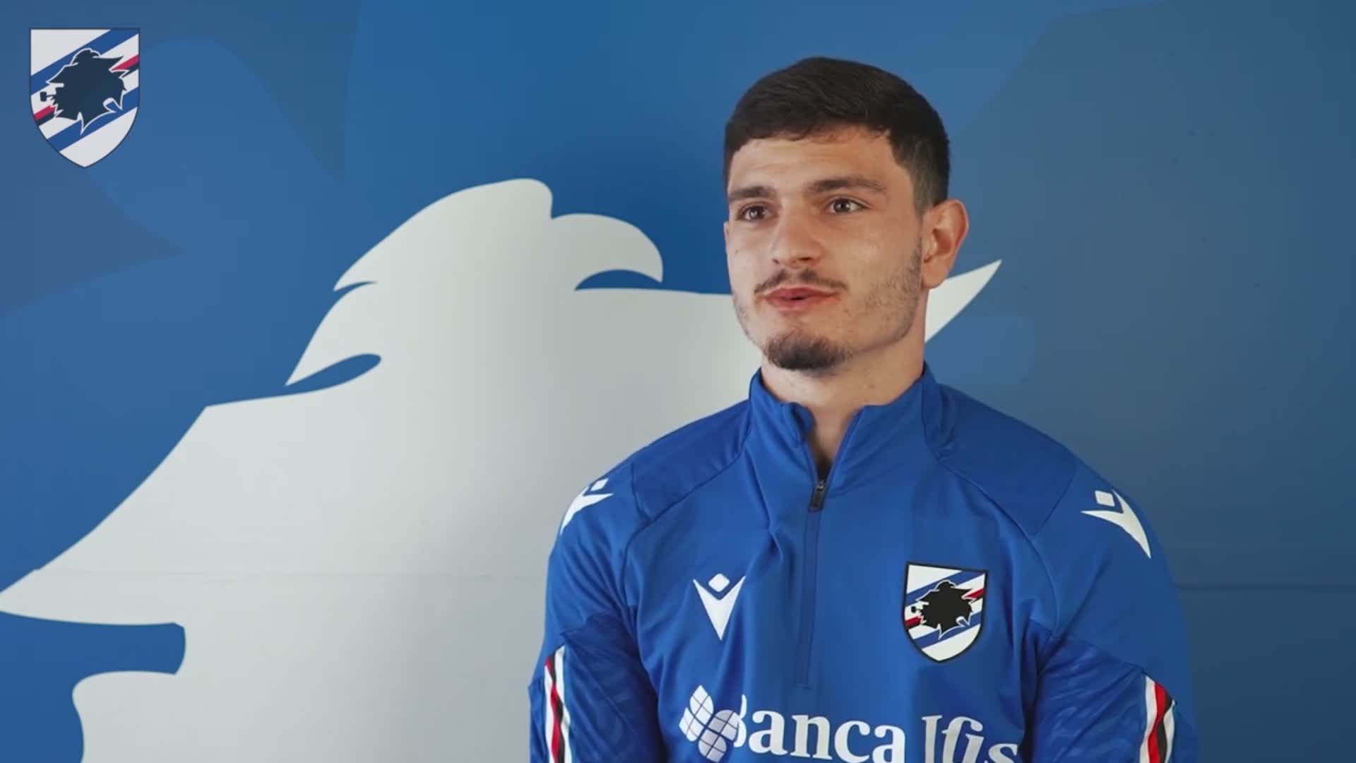 Sampdoria, ecco Agustin Alvarez: "Che spettacolo i tifosi"