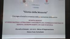 Genova, mostra a Tursi sulle leggi razziali. Bucci: "Rinnovo le scuse alla comunità ebraica per quel che allora non seppe fare la città"